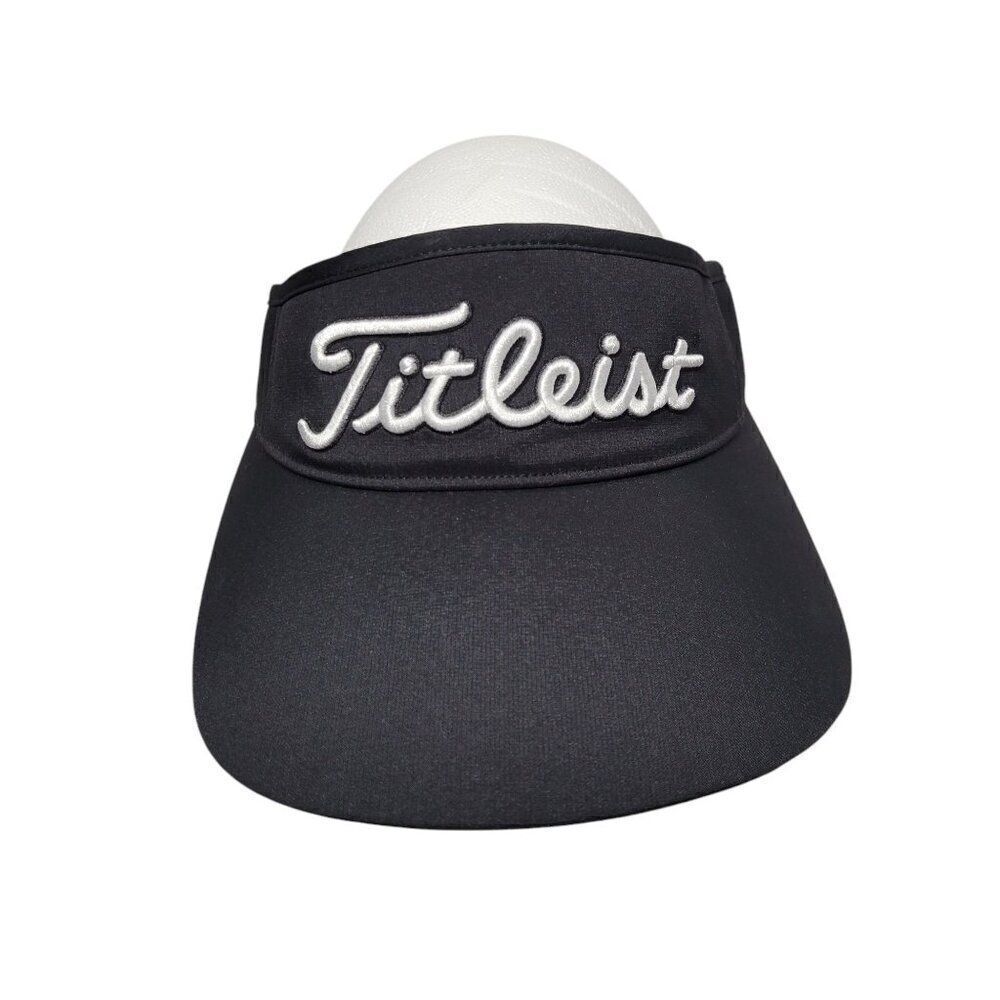 Titleist Womens Sundrop Sun Visor Hat Golf Black UPF 50 Wicking Adjustable NEW